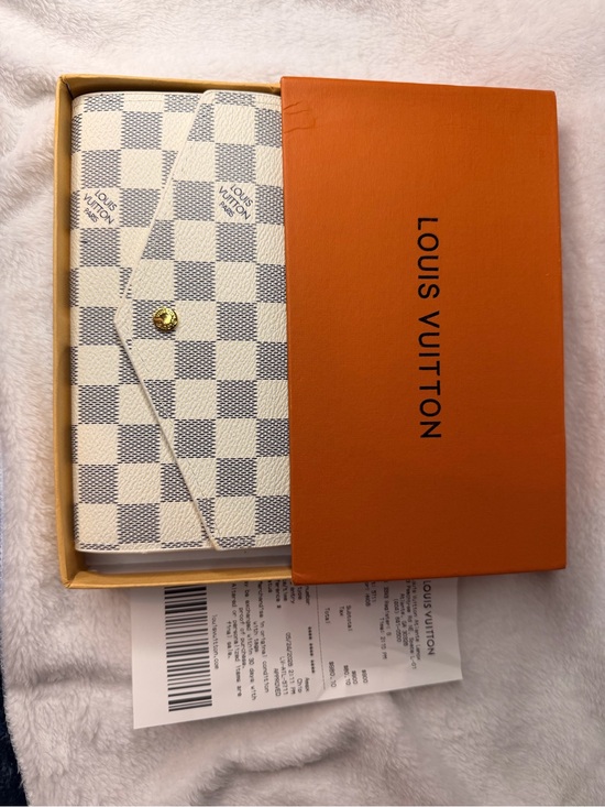 Louis Vuitton Handbags - Damier Azur Envelope Wallet - White/Blue